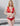 Women Plus Size Red Christmas Bodystockings