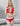 Women Plus Size Red Christmas Bodystockings