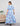 Women Plus Size Temperament Print High Waist V Neck Dress