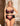 Women Plus Size Exquisite Lace Up  Ladies Sexy 2 Piece Underwire Bra Set