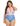 Women Plus Size Mermaid One-Piece Conservative Swimsuit