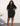 Women Plus Size Short-Sleeve Striped Knit Sheath Mini Dress